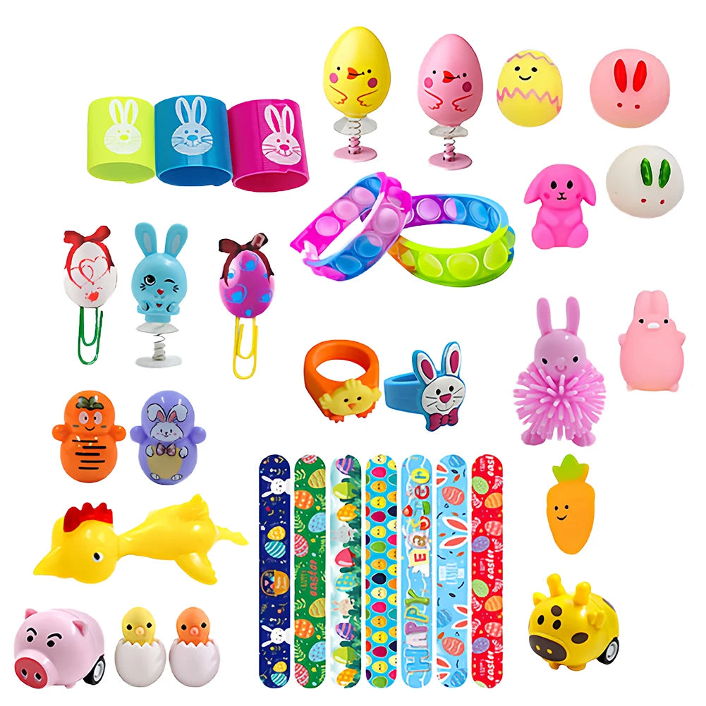120 Pre-Filled Easter Eggs with Toys – No Stuffing Needed